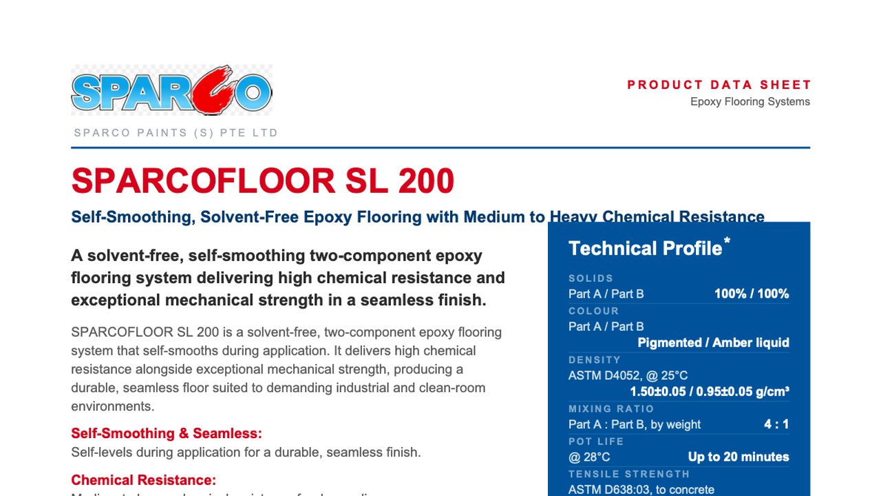 How to Read a Technical Data Sheet for Floor Coatings